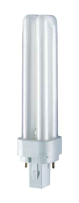 Osram DULUX D (PL-C) 13W/827 G24d-1 2 Pinli Kompakt Floresan Ampul - 1
