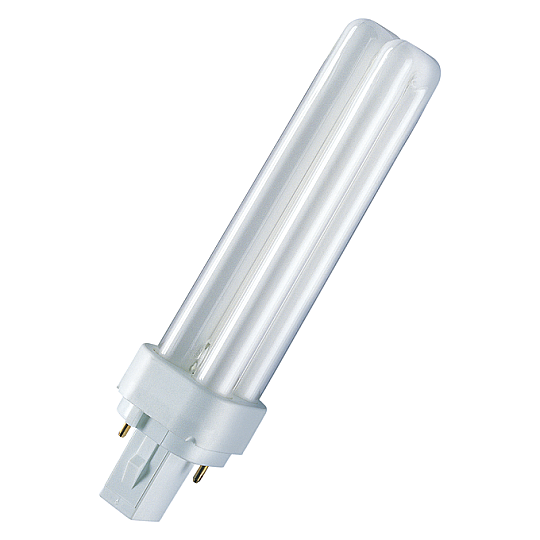 Osram DULUX D (PL-C) 26W/827 G24d-3 2 Pinli Kompakt Floresan Ampul - 2