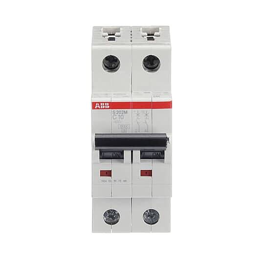 S 202 M-C 10 2x10A 10kA C eğrisi W Otomatik Sigorta ABB - 1