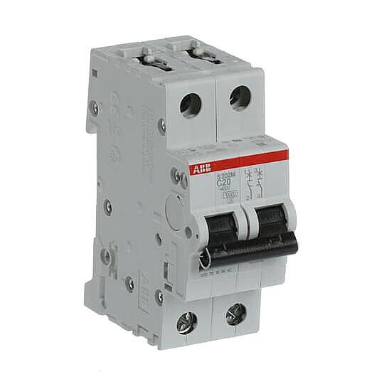 S 202 M-C 20 2x20A 10kA C eğrisi W Otomatik Sigorta ABB - 3