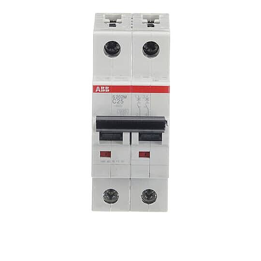 S 202 M-C 25 2x25A 10kA C eğrisi W Otomatik Sigorta ABB - 1