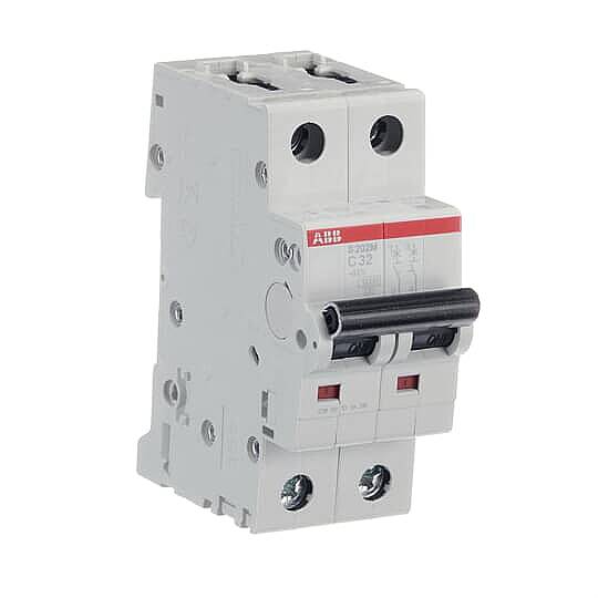 S 202 M-C 32 2x32A 10kA C eğrisi W Otomatik Sigorta ABB - 3