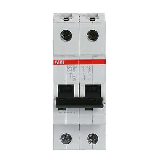 S 202 M-C 40 2x40A 10kA C eğrisi W Otomatik Sigorta ABB - 1