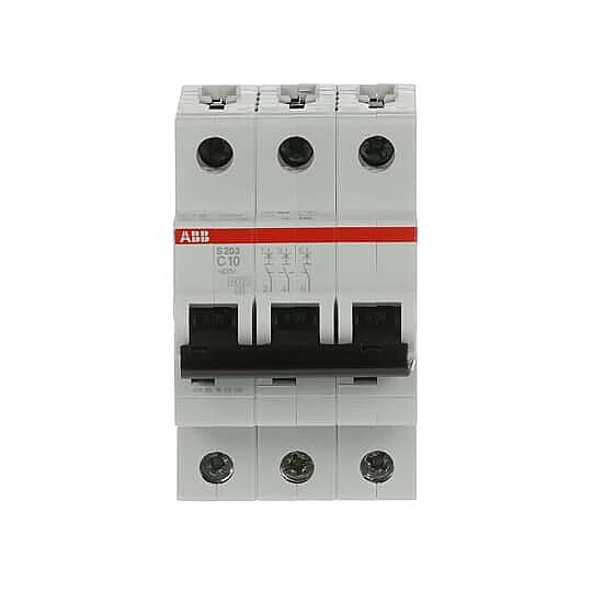 S 203-C 10 3x10A 6kA C eğrisi W Otomatik Sigorta ABB