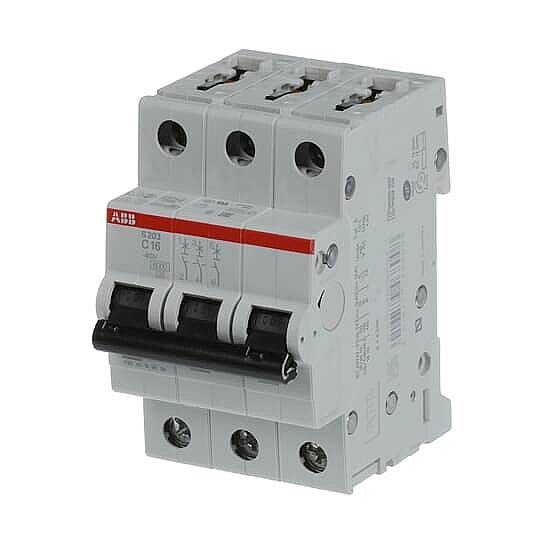 S 203-C 16 3x16A 6kA C eğrisi W Otomatik Sigorta ABB - 2