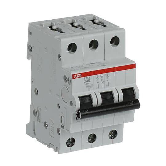 S 203-C 40 3x40A 6kA C eğrisi W Otomatik Sigorta ABB - 3