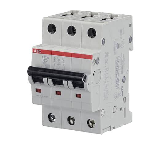 S 203 M-B 20 3x20A 10kA B eğrisi W Otomatik Sigorta ABB - 2