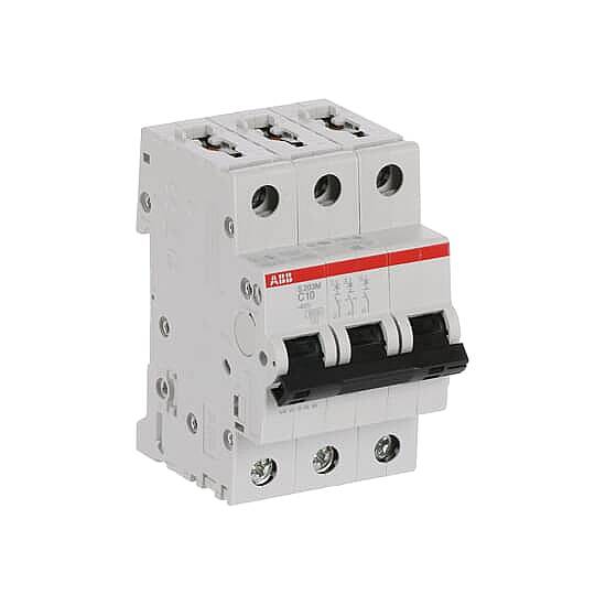 S 203 M-C 10 3x10A 10kA C eğrisi W Otomatik Sigorta ABB - 3