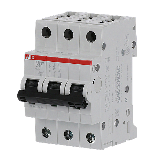 S 203 M-C 40 3x40A 10kA C eğrisi W Otomatik Sigorta ABB - 2