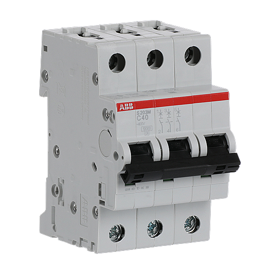 S 203 M-C 40 3x40A 10kA C eğrisi W Otomatik Sigorta ABB - 3