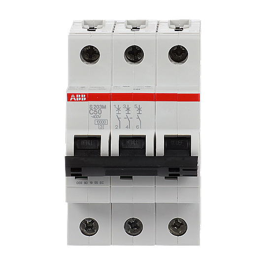 S 203 M-C 50 3x50A 10kA C eğrisi W Otomatik Sigorta ABB