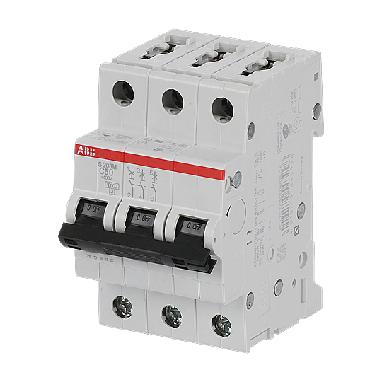 S 203 M-C 50 3x50A 10kA C eğrisi W Otomatik Sigorta ABB - 2