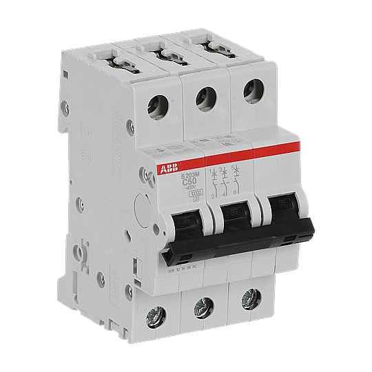 S 203 M-C 50 3x50A 10kA C eğrisi W Otomatik Sigorta ABB - 3