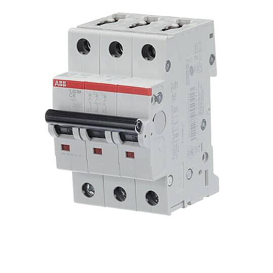 S 203 M-C 6 3x6A 10kA C eğrisi W Otomatik Sigorta ABB - 2