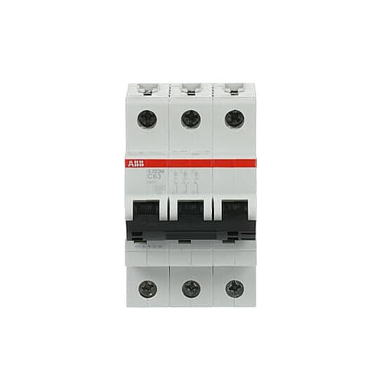 S 203 M-C 63 3x63A 10kA C eğrisi W Otomatik Sigorta ABB