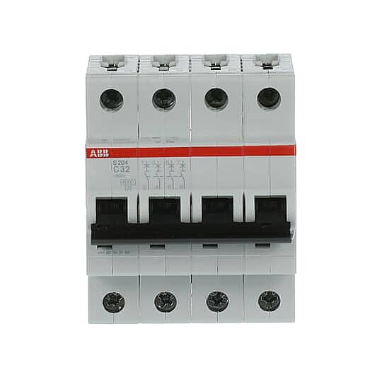 S 204-C 32 4x32A 6kA C eğrisi W Otomatik Sigorta ABB - 1