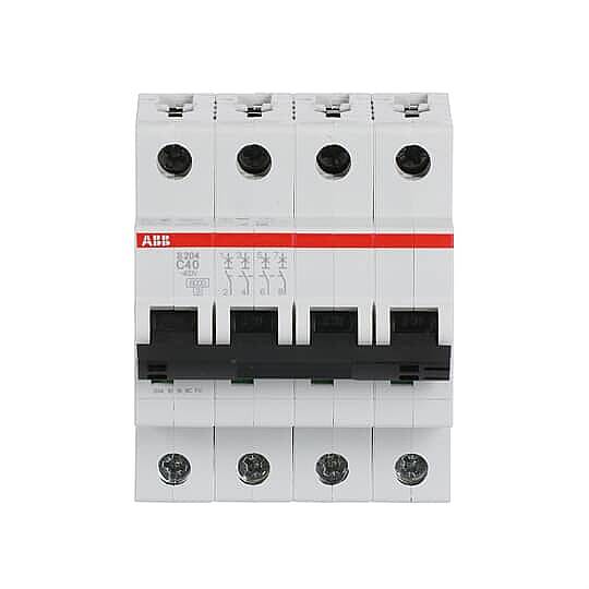 S 204-C 40 4x40A 6kA C eğrisi W Otomatik Sigorta ABB