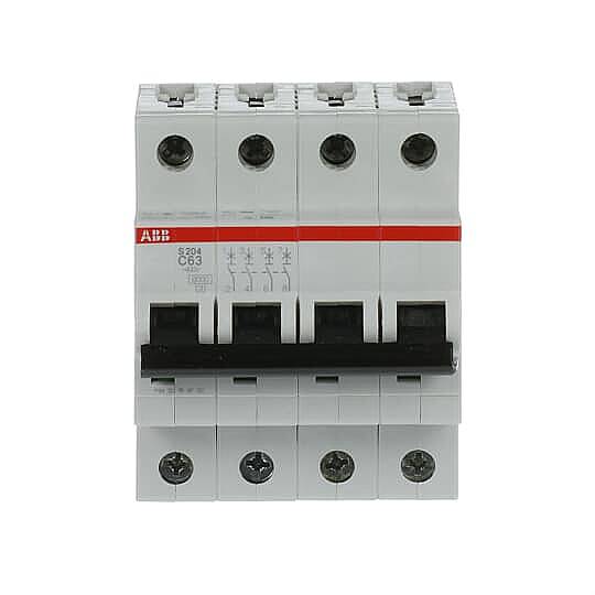 S 204-C 63 4x63A 6kA C eğrisi W Otomatik Sigorta ABB