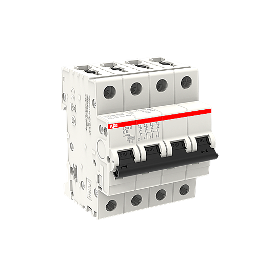 S 204 M-C 6 4x6A 10kA C eğrisi W Otomatik Sigorta ABB - 3
