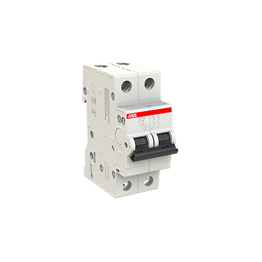 SH 201-C16 NA 2x16A 6kA C eğrisi W Otomatik Sigorta ABB - 3