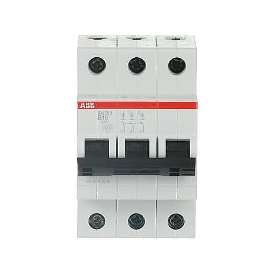 SH 203-B 10 3x10A 6kA B eğrisi W Otomatik Sigorta ABB - 1