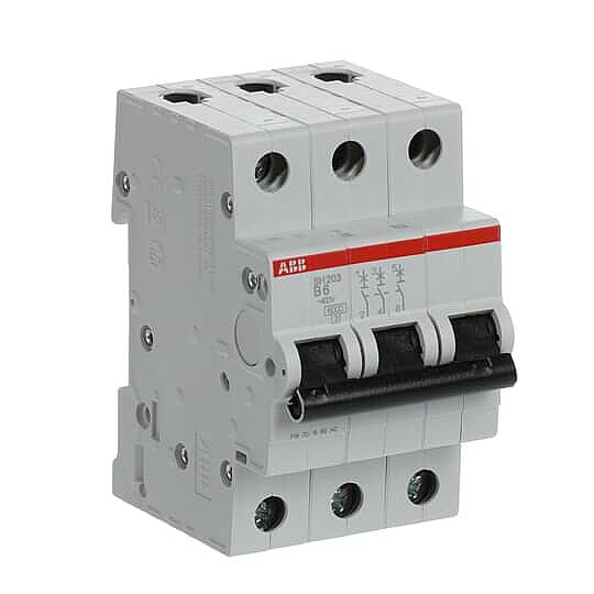 SH 203-B 6 3x6A 6kA B eğrisi W Otomatik Sigorta ABB - 3