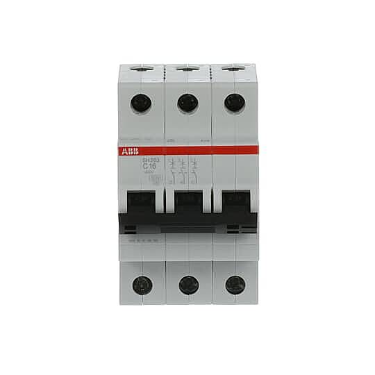 SH 203-C 16 3x16A 6kA C eğrisi W Otomatik Sigorta ABB