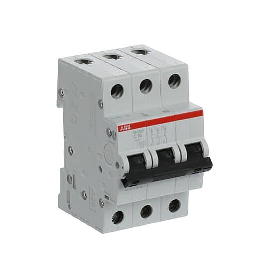 SH 203-C 16 3x16A 6kA C eğrisi W Otomatik Sigorta ABB - 3