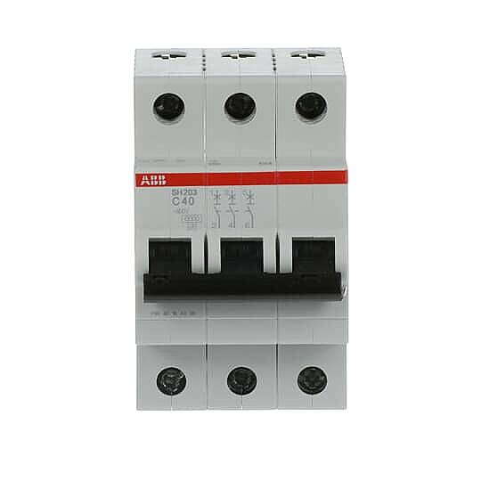 SH 203-C 40 3x40A 6kA C eğrisi W Otomatik Sigorta ABB - 1