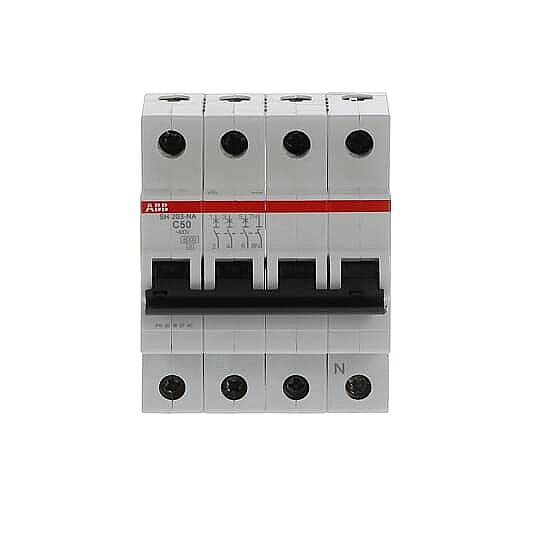 SH 203-C 50 NA 4x50A 6kA C eğrisi W Otomatik Sigorta ABB - 1