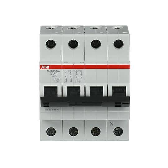 SH 203-C32 NA 4x32A 6kA C eğrisi W Otomatik Sigorta ABB