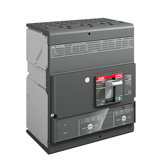 XT4H 250 TMA 250-2500 4p F F In N=100Perc ABB - 2