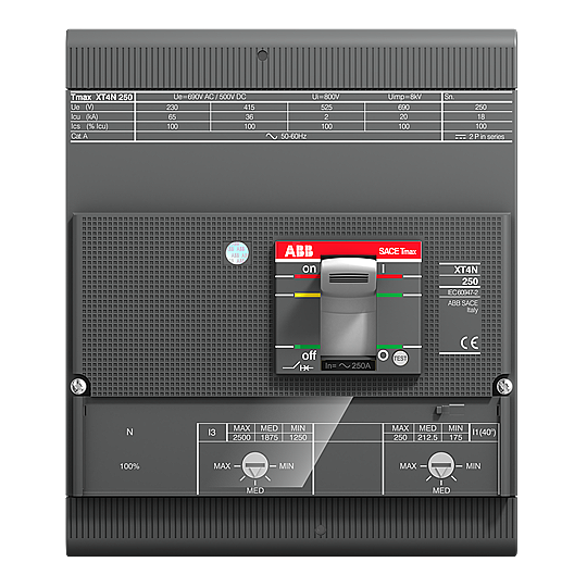 XT4H 250TMA 200-2000 4p F F In N=100Perc ABB